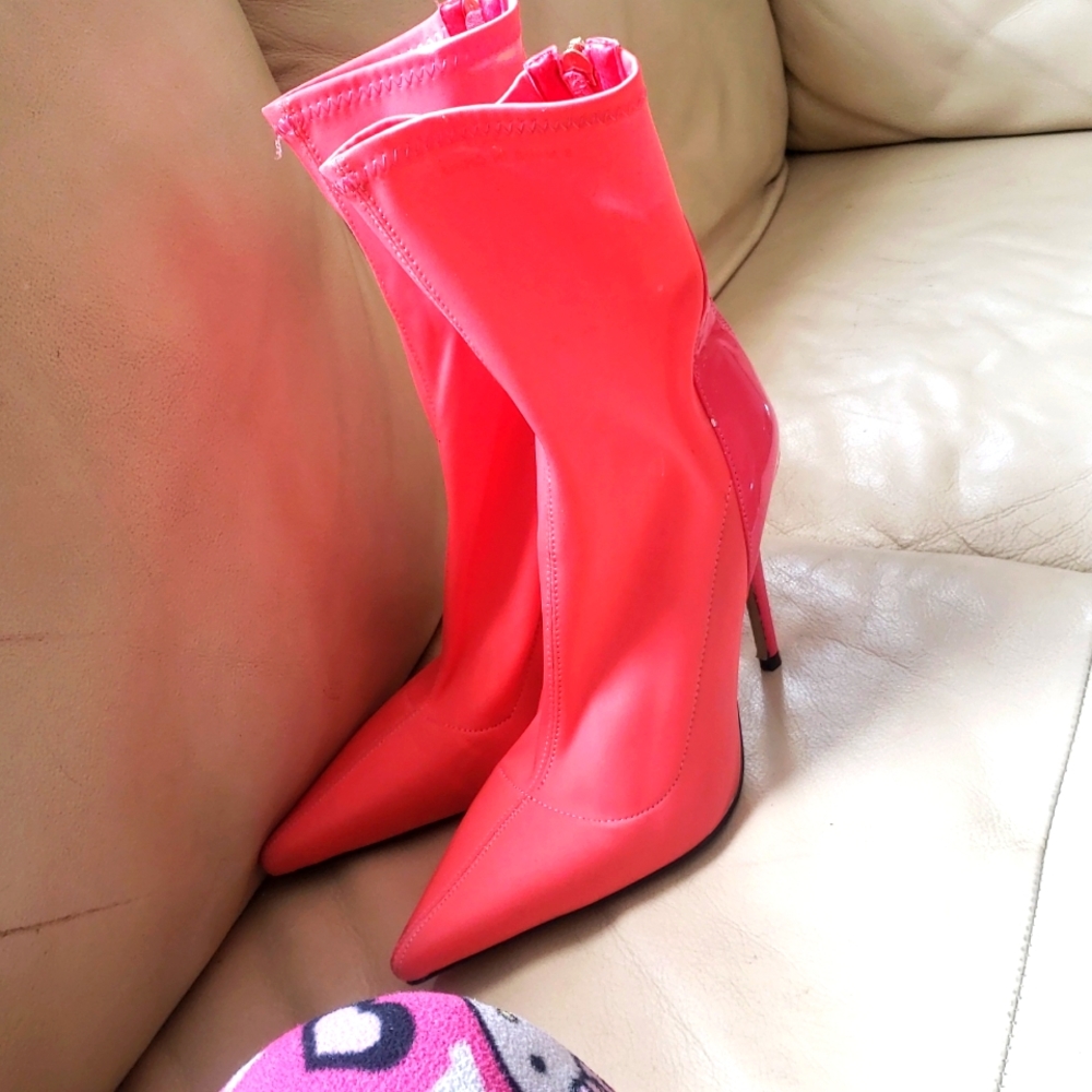 Public Desire Coral Boots